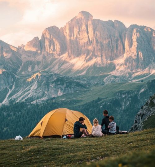 camping in the dolomites by beautiful things on @creativemarket